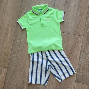 Jacadi set shorts and polo shirt